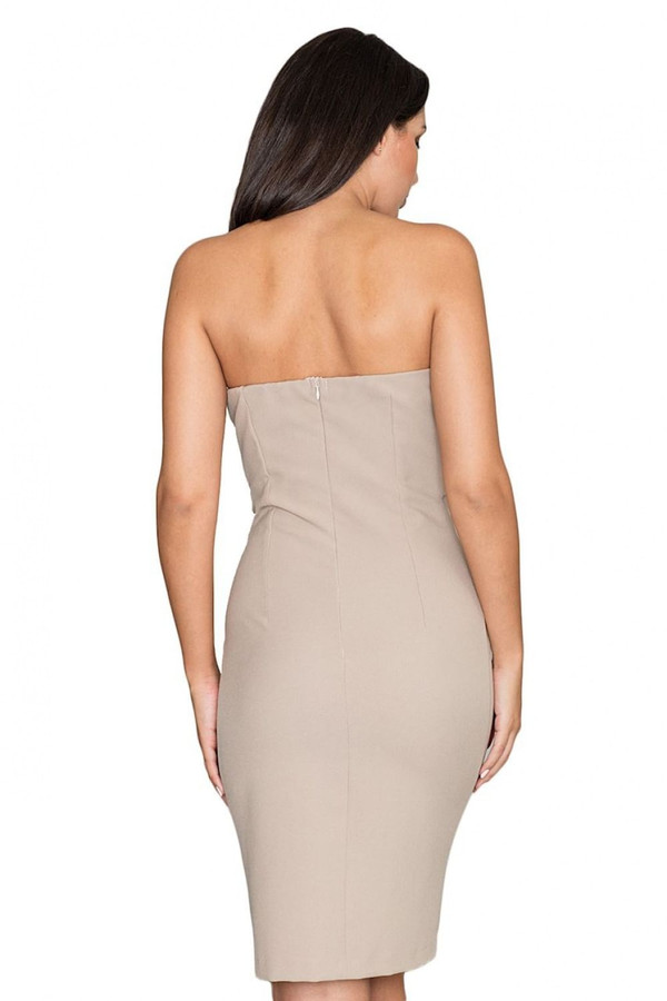 beige - Cocktail dress model 111050 Figl U704-111050