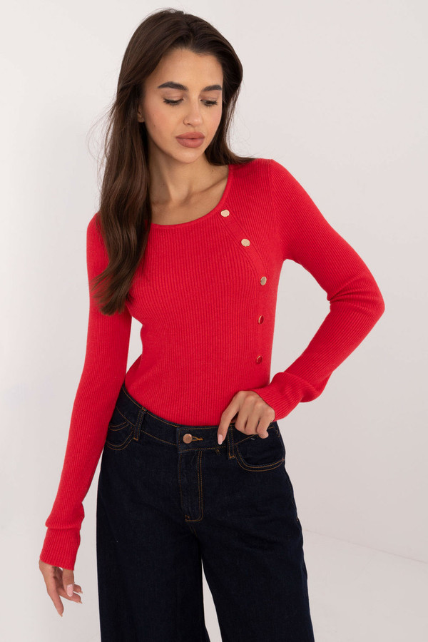 red - Jumper model 200532 AT U704-200532