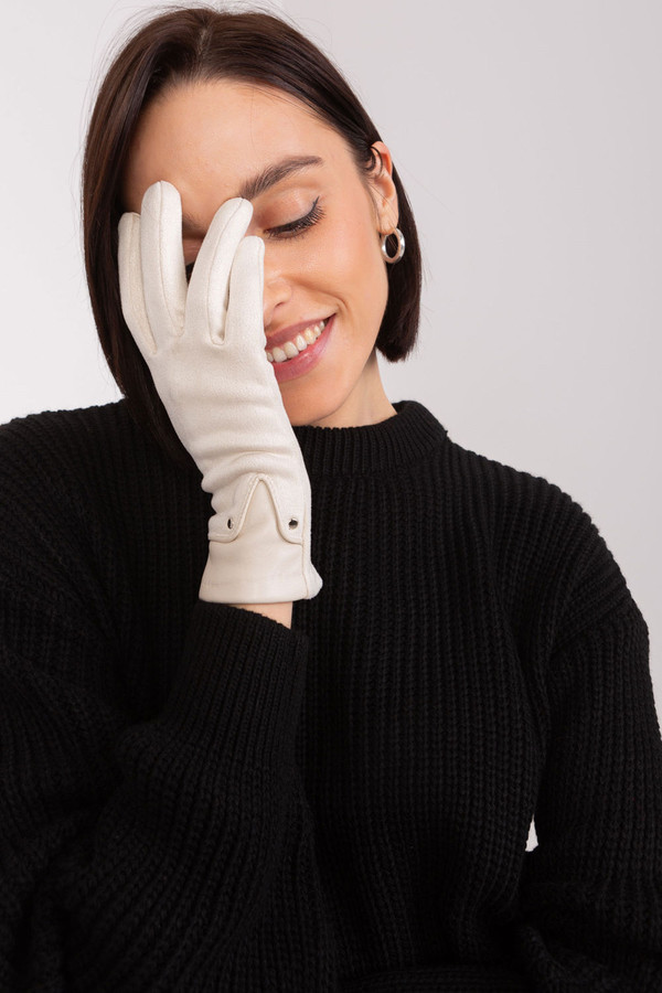 beige - Gloves model 188292 AT U704-188292