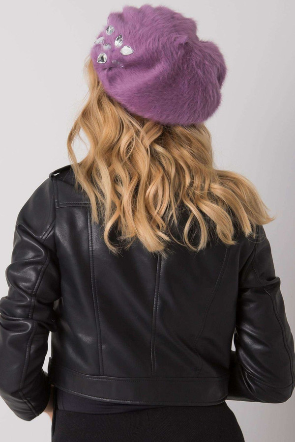 violet - Beret model 161137 AT U704-161137
