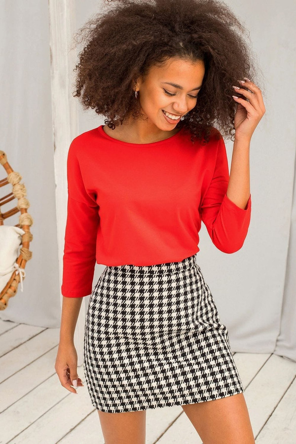 red - Blouse model 163374 BFG U704-163374