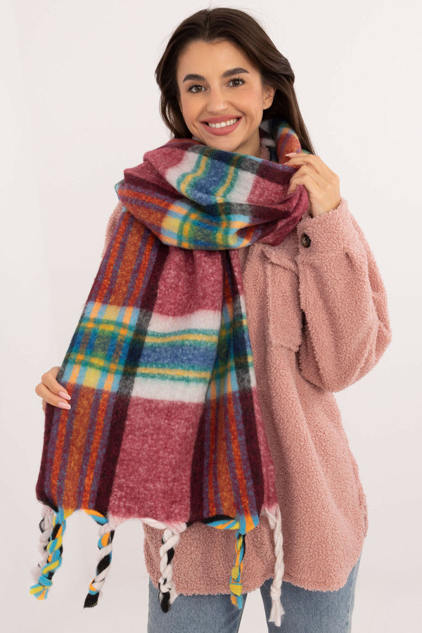 red - Shawl model 202577 AT U704-202577