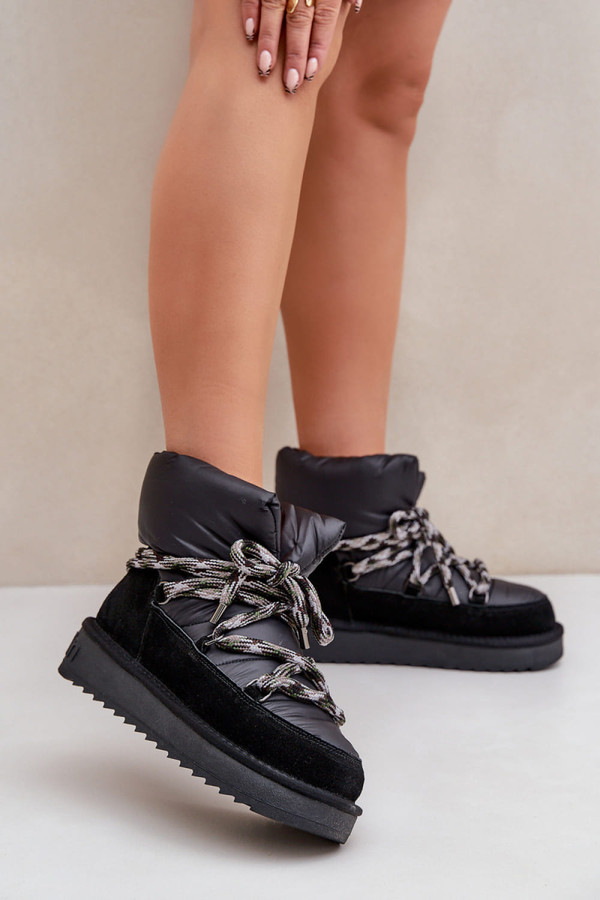 black - Snow boots model 203896 Step in style U704-203896