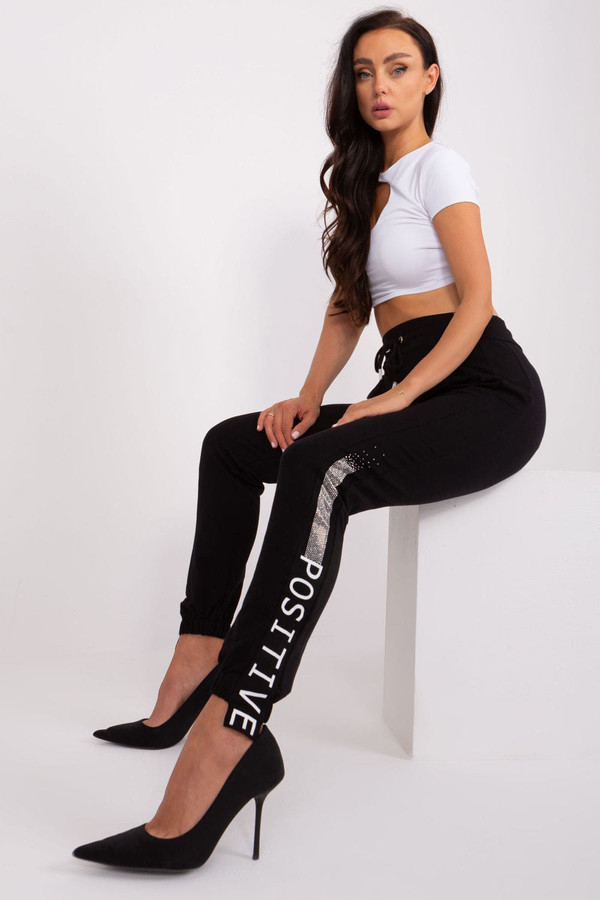 black - Tracksuit trousers model 211745 Relevance U704-211745