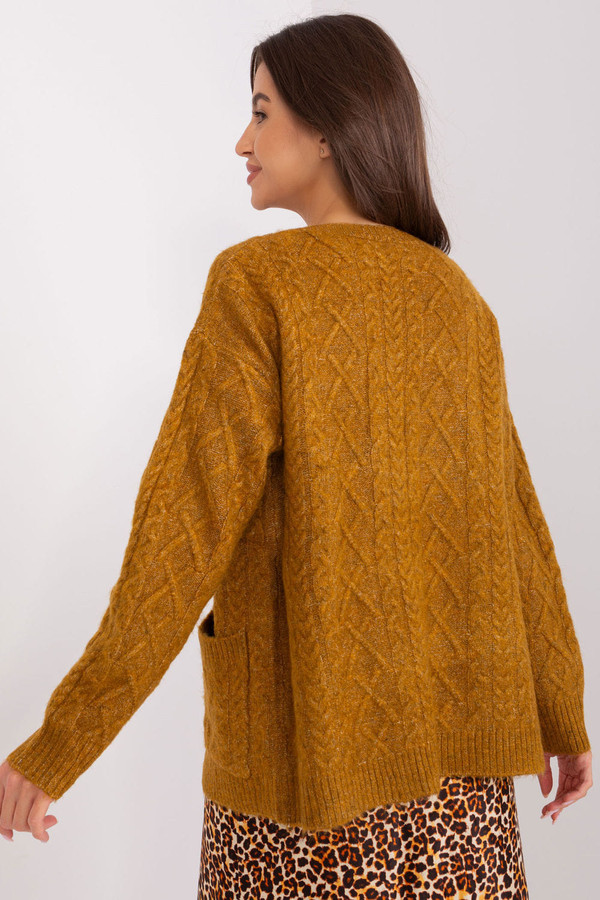 yellow - Cardigan model 186749 AT U704-186749