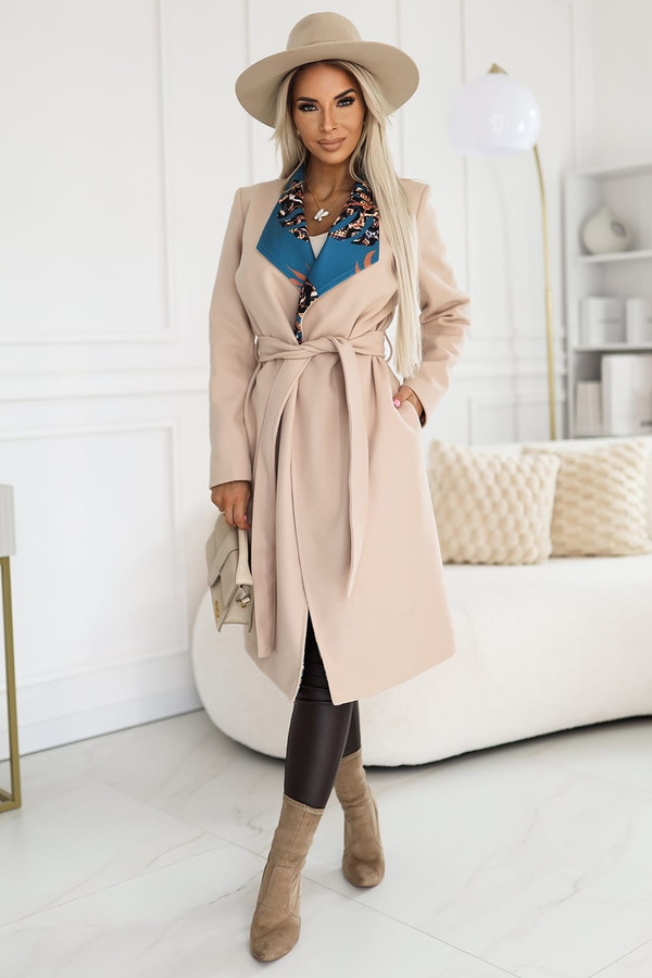 beige - Coat model 206600 Numoco U704-206600