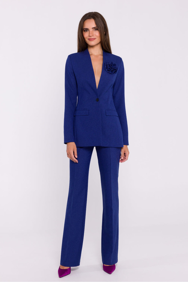 blue - Jacket model 200376 Stylove U704-200376