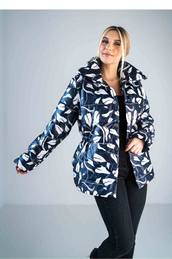 navy blue - Jacket model 174066 Figl U704-174066