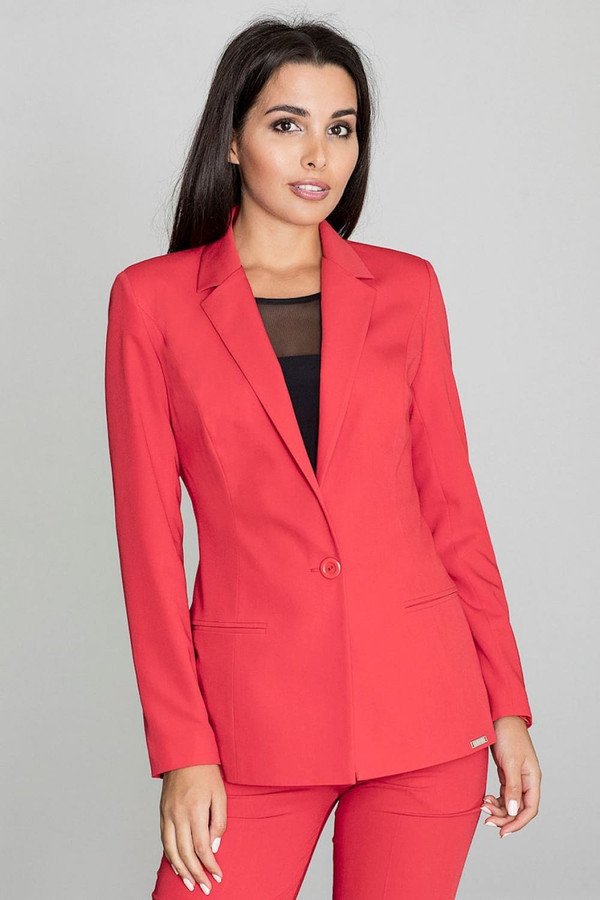 red - Jacket model 111084 Figl U704-111084