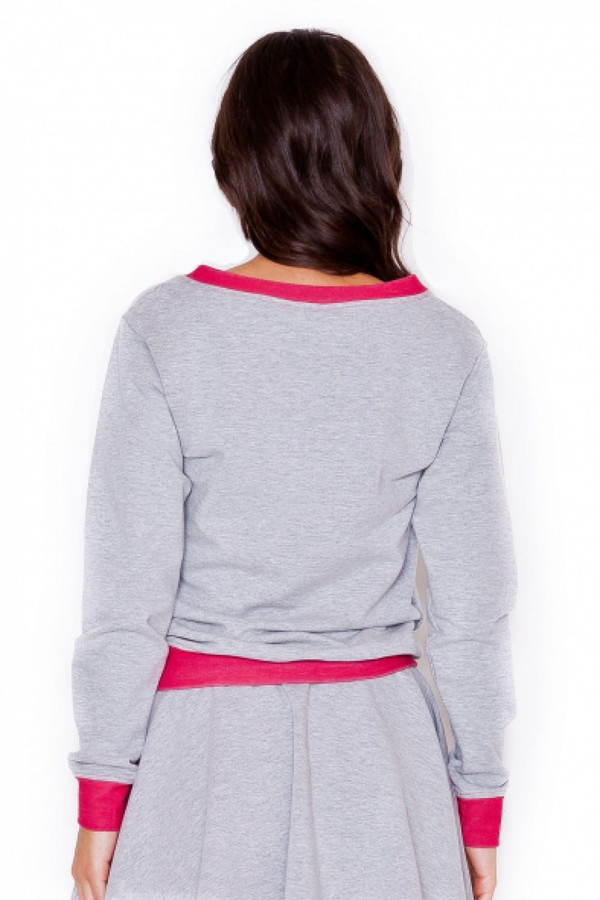 grey - Sweatshirt model 77336 Katrus U704-77336