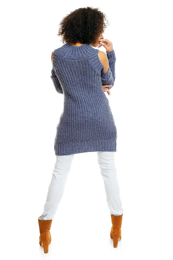 blue - Hard-knitted jumper model 84345 PeeKaBoo U704-84345