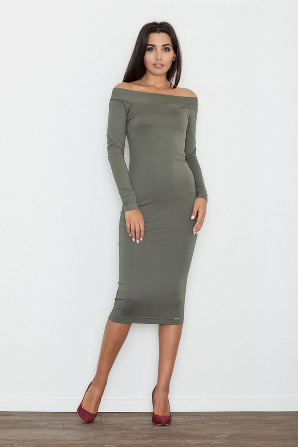 green - Evening dress model 111101 Figl U704-111101