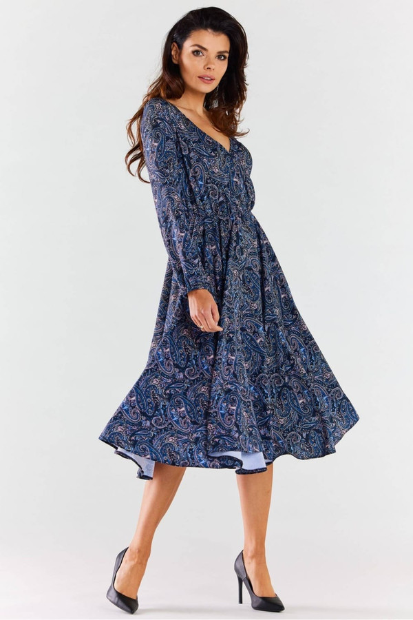 navy blue - Daydress model 176858 awama U704-176858
