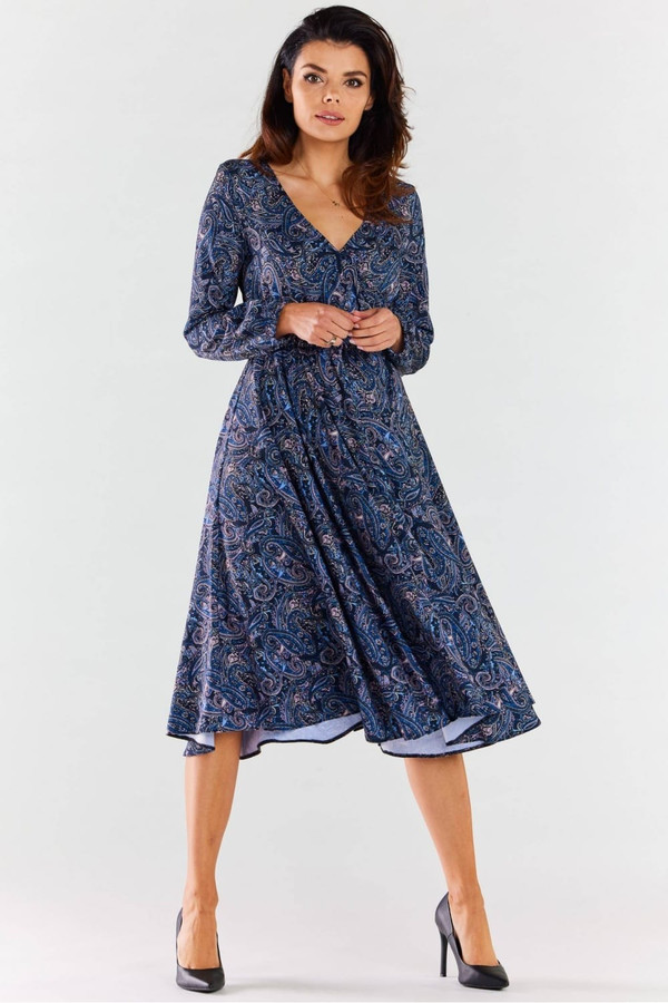 navy blue - Daydress model 176858 awama U704-176858