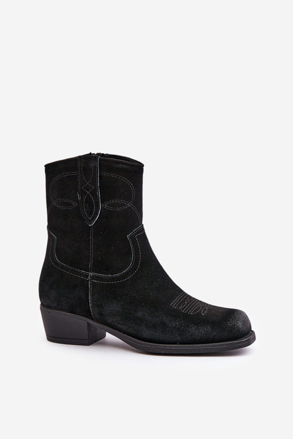 black - Heel boots model 201694 Step in style U704-201694