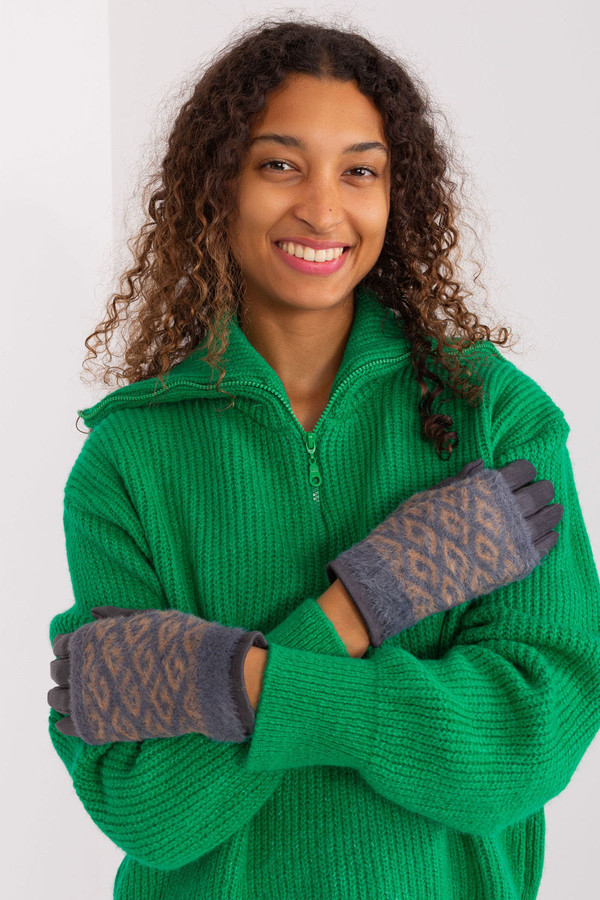 grey - Gloves model 191093 AT U704-191093