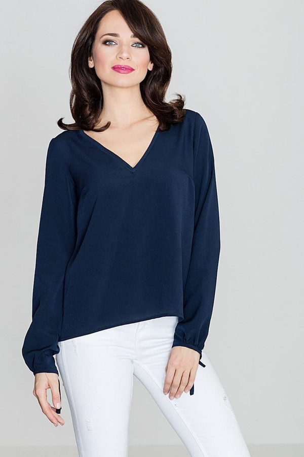 navy blue - Blouse model 119256 Lenitif U704-119256