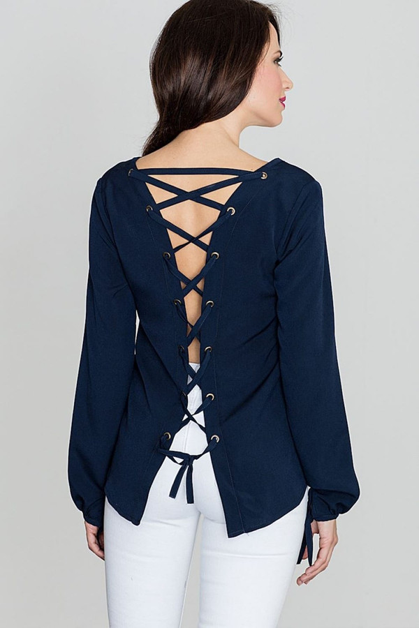 navy blue - Blouse model 119256 Lenitif U704-119256