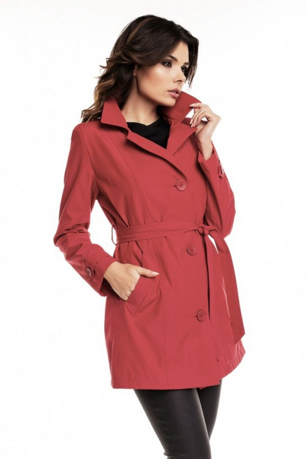 red - Coat model 63549 Cabba U704-63549