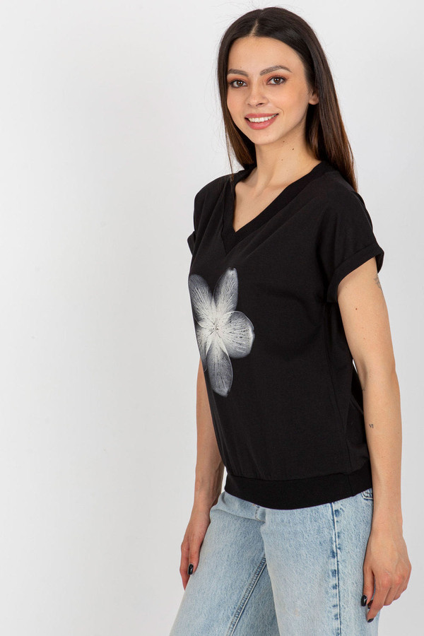 black - Blouse model 182106 Rue Paris U704-182106