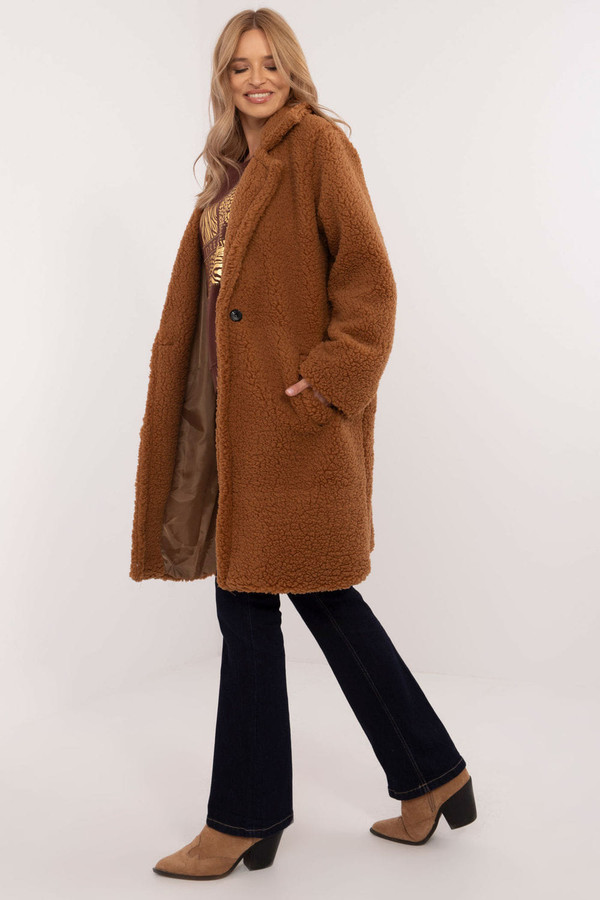 brown - Coat model 203740 Italy Moda U704-203740