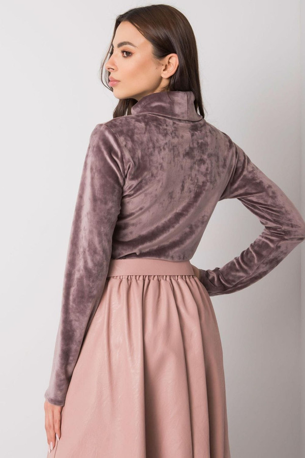 beige - Turtleneck model 161097 Lakerta U704-161097
