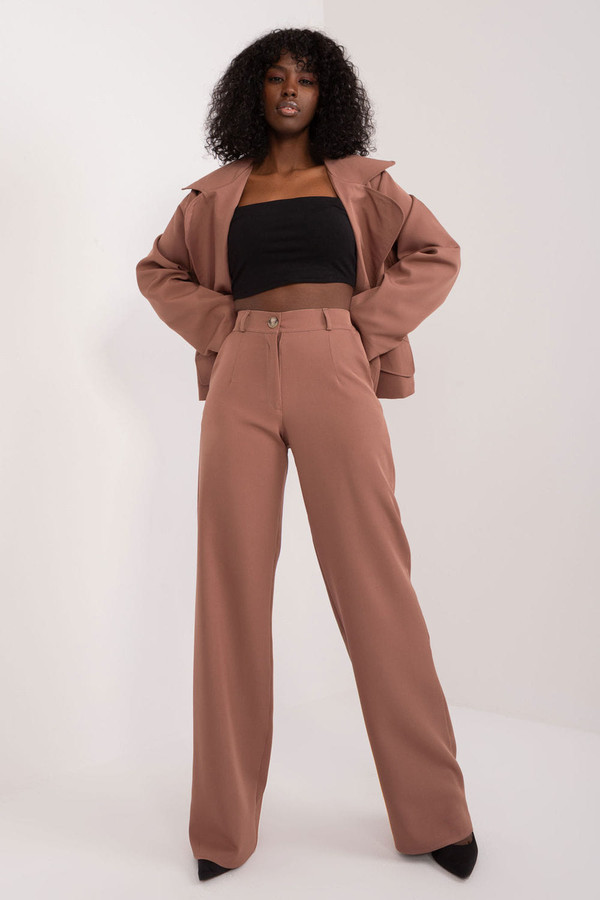 brown - Trousers model 194207 Lakerta U704-194207