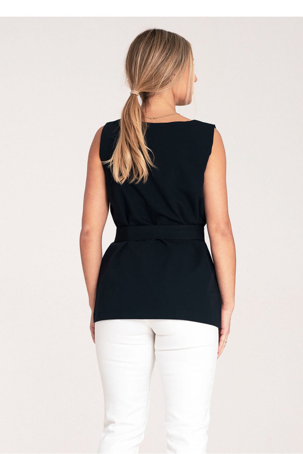 navy blue - Blouse model 204322 Figl U704-204322