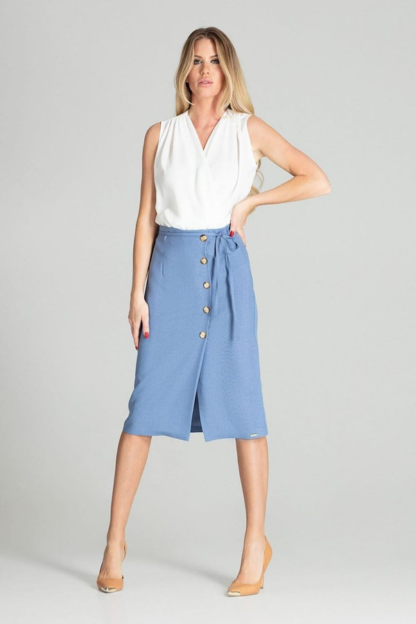 blue - Skirt model 141758 Figl U704-141758