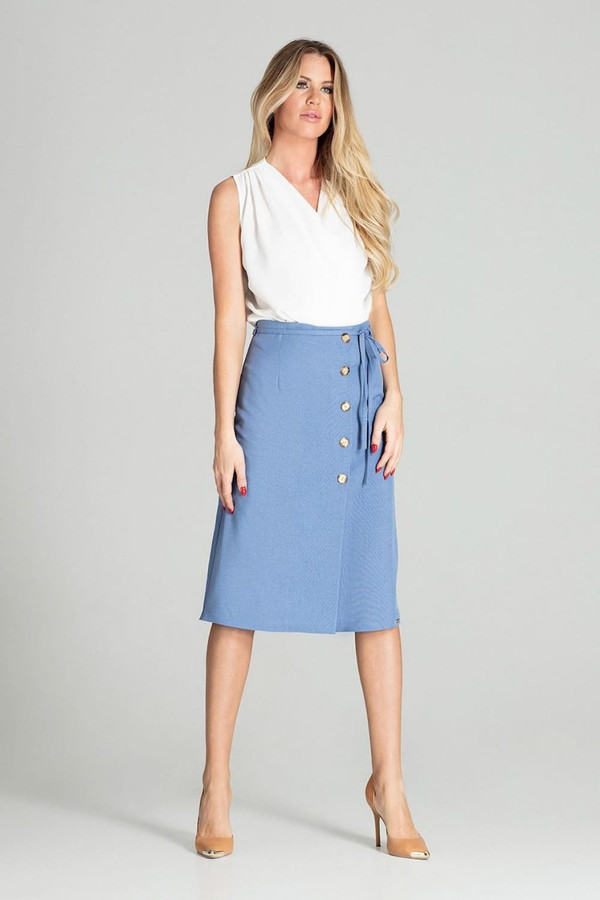 blue - Skirt model 141758 Figl U704-141758