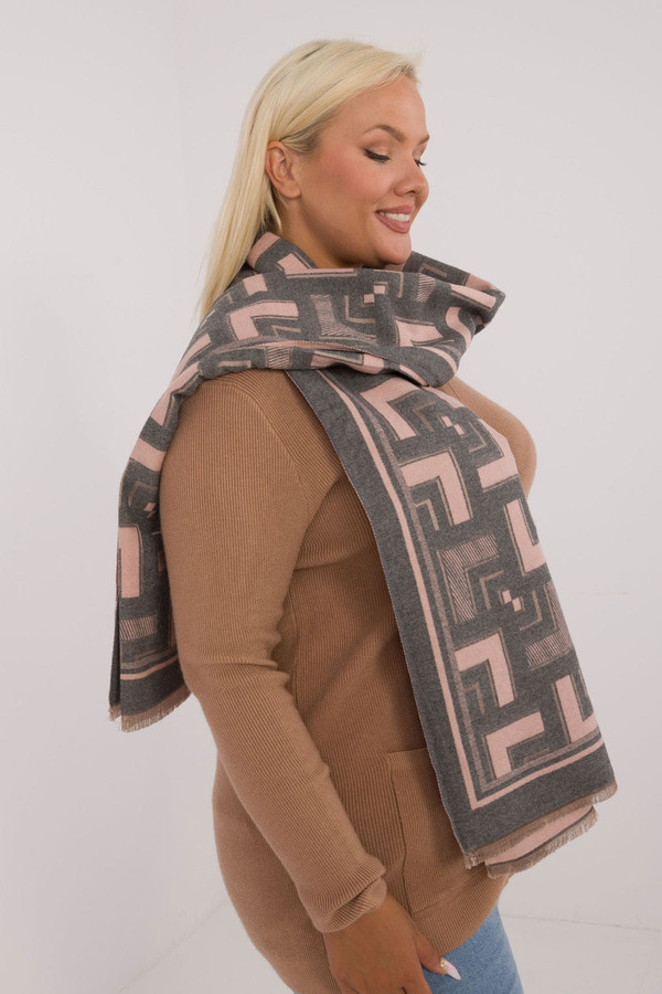 grey - Shawl model 200540 AT U704-200540