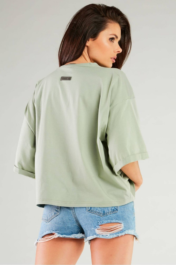 green - Blouse model 181272 Infinite You U704-181272