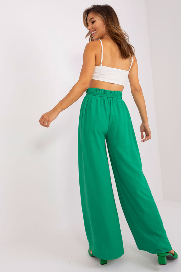 green - Women trousers model 183461 Och Bella U704-183461