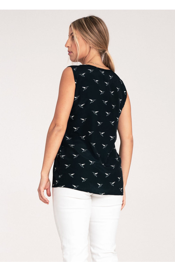 navy blue - Blouse model 204314 Figl U704-204314