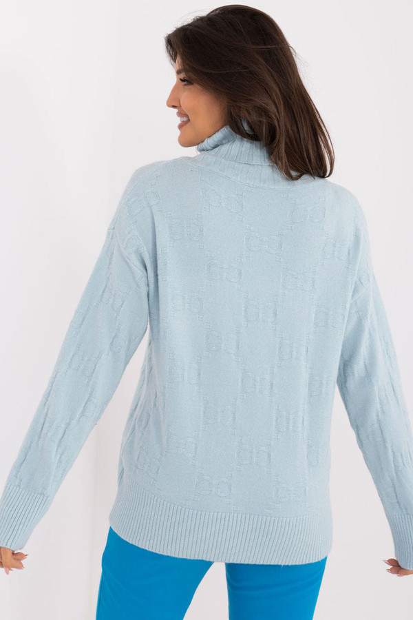 blue - Turtleneck model 199434 AT U704-199434