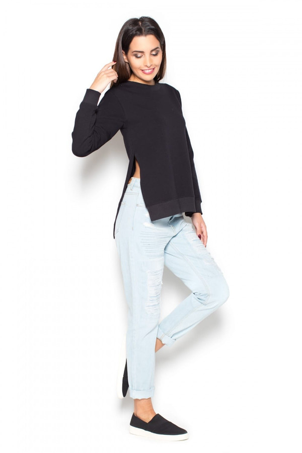 black - Blouse model 77315 Katrus U704-77315