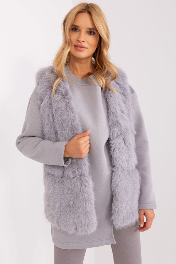 grey - Gilet model 186700 AT U704-186700