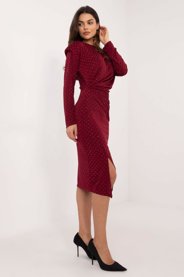 red - Evening dress model 202417 Italy Moda U704-202417