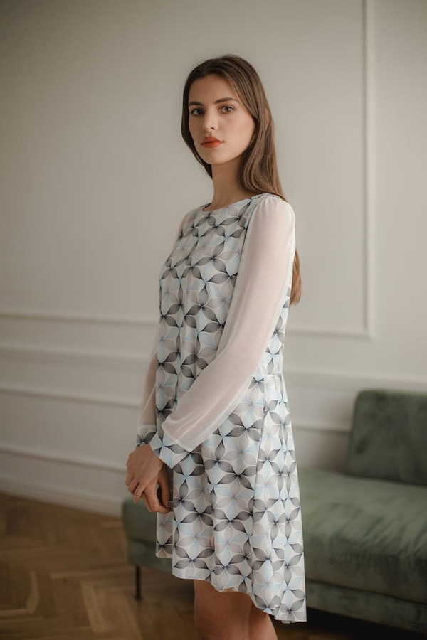 multicolor - Cocktail dress model 143903 Lenitif U704-143903