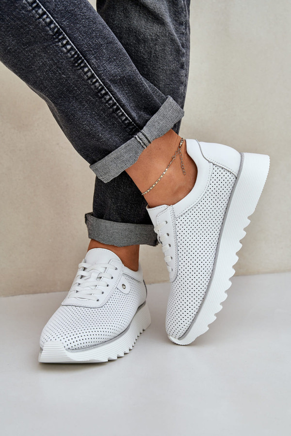 white - Platform sneakers model 209068 Step in style U704-209068