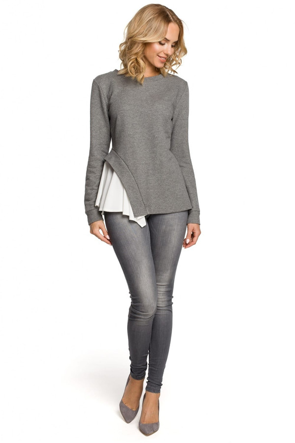 grey - Blouse model 102624 Moe U704-102624