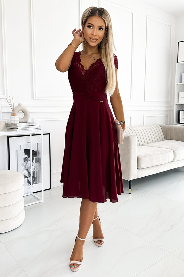 red - Evening dress model 181127 Numoco U704-181127