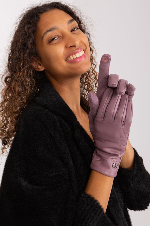 violet - Gloves model 191103 AT U704-191103