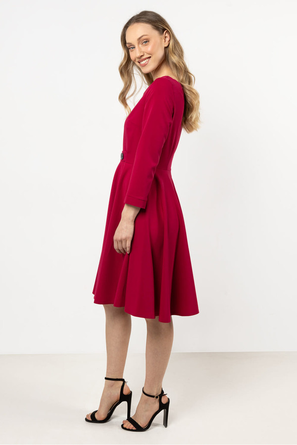 red - Daydress model 212239 awama U704-212239
