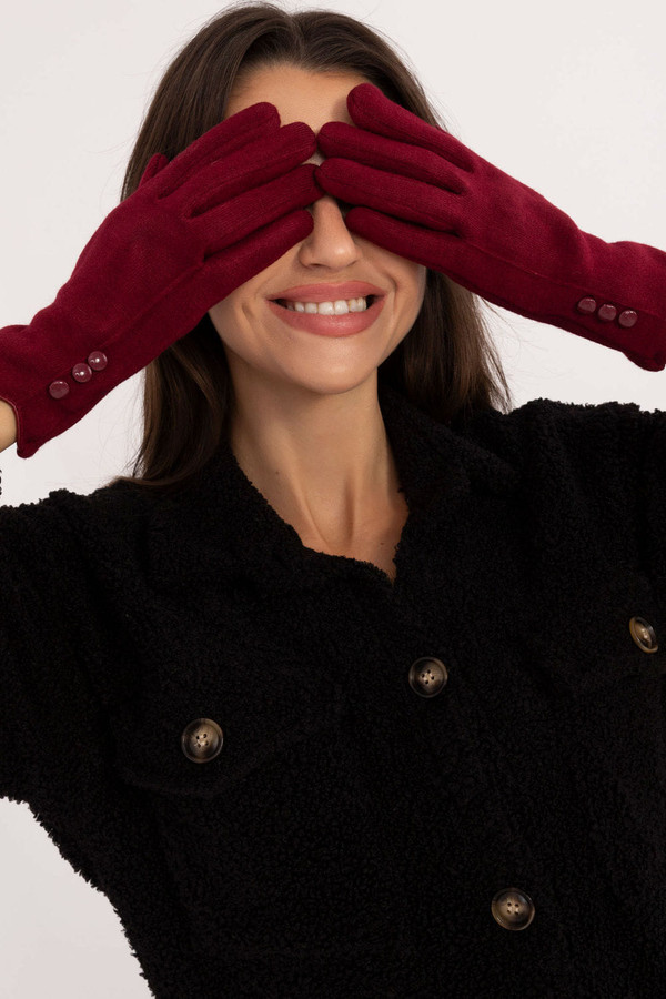 red - Gloves model 200843 AT U704-200843