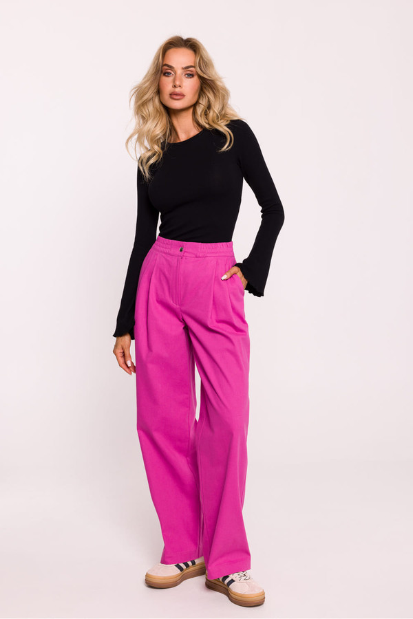 pink - Trousers model 199679 Moe U704-199679