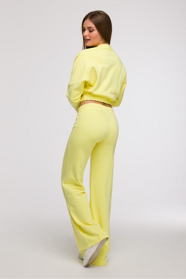 yellow - Tracksuit trousers model 211512 BeWear U704-211512