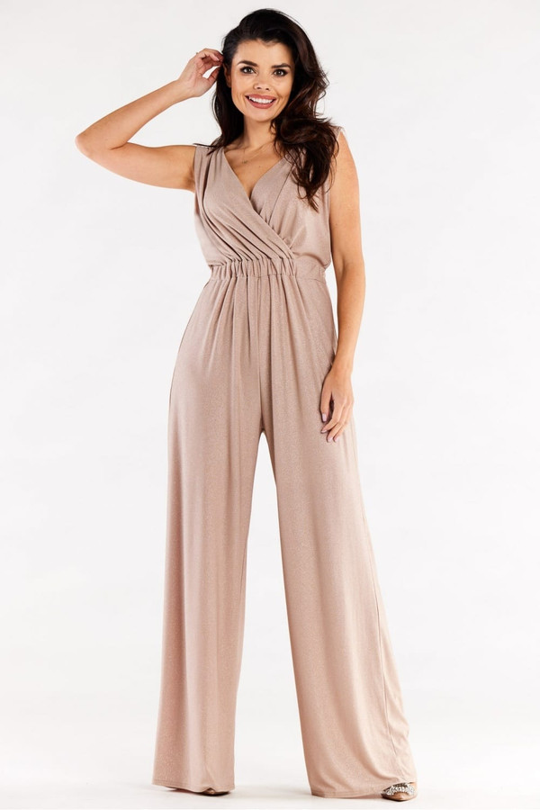 beige - Suit model 174376 awama U704-174376