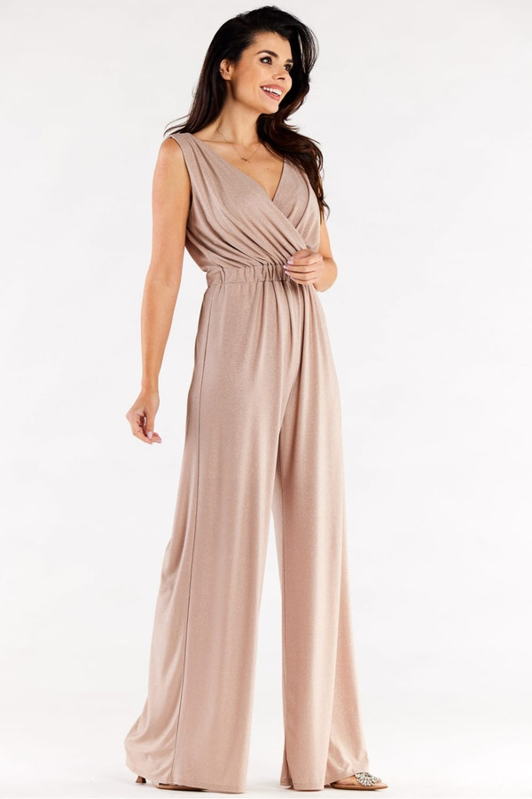 beige - Suit model 174376 awama U704-174376