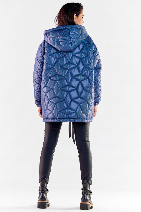 navy blue - Jacket model 173890 awama U704-173890